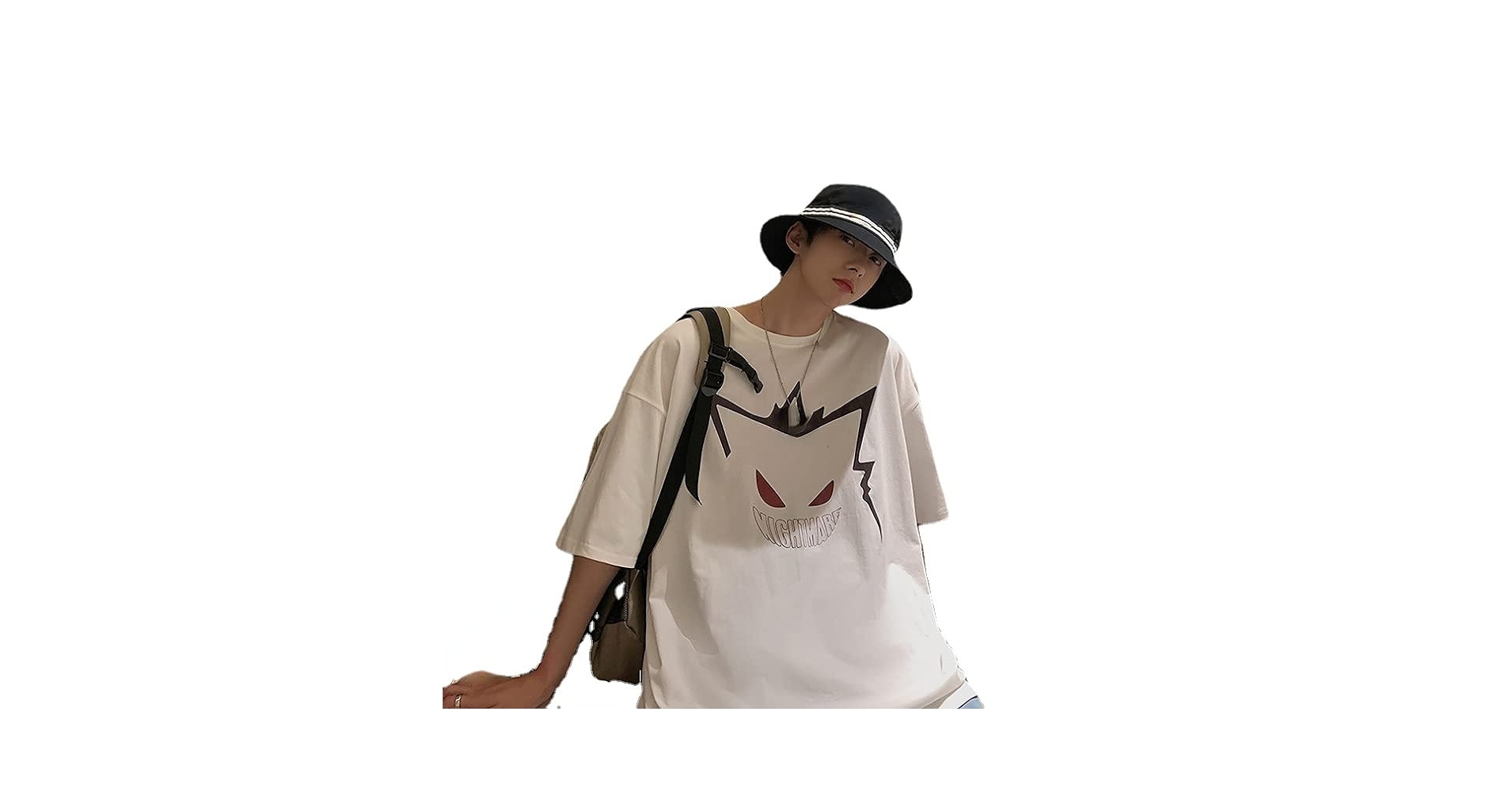 Men's Y2k Graphic Print Oversized T-Shirts Grunge Punk Gtoh